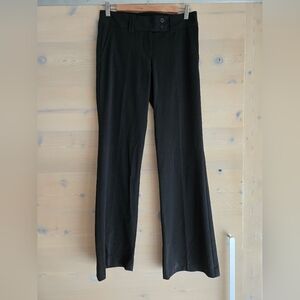 EUC BCBGMaxAzria Low Rise Boot Cut Long Dress Slacks